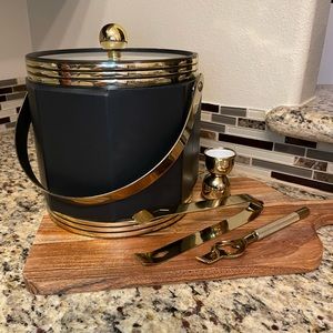 Mid Century Barware Bar Decor Set